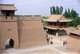 China: Wenchang Hall and fort gate, Jiayuguan Fort, Jiayuguan, Gansu